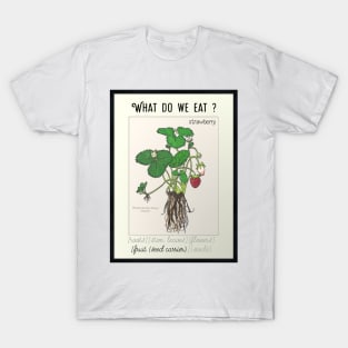 Strawberry plant understand what we eat T-Shirt